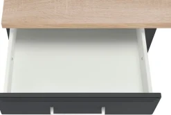 KOCHSTATION Küchenzeile »KS-Stockholm – Küche mit hochwertiger und detailreicher Landhausfront« Breite 210 cm, wahlweise mit E-Geräten,mit MDF-Fronten