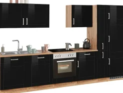 KOCHSTATION Küchenzeile »KS-Tinnum« ohne E-Geräte, Breite 330 cm