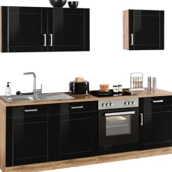 KOCHSTATION Küchenzeile »KS-Tinnum« ohne E-Geräte, Breite 240 cm