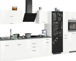 KOCHSTATION Küchenzeile »KS-Trier« mit E-Geräten, Breite 380 cm