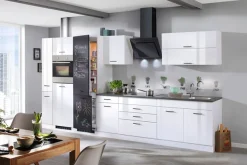KOCHSTATION Küchenzeile »KS-Trier« mit E-Geräten, Breite 380 cm