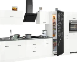 KOCHSTATION Küchenzeile »KS-Trier« mit E-Geräten, Breite 380 cm