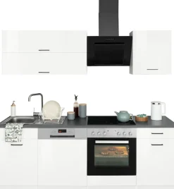KOCHSTATION Küchenzeile »KS-Trier« ohne E-Geräte, Breite 220 cm