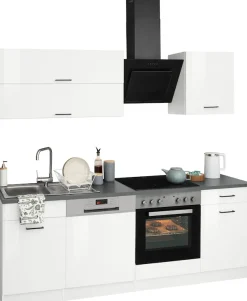 KOCHSTATION Küchenzeile »KS-Trier« ohne E-Geräte, Breite 220 cm