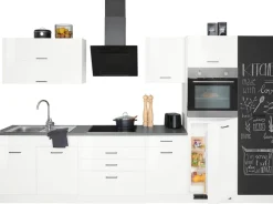 KOCHSTATION Küchenzeile »KS-Trier« mit E-Geräten, Breite 340 cm