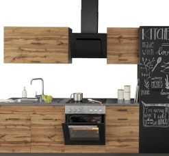 KOCHSTATION Küchenzeile »KS-Trier« ohne E-Geräte, Breite 260 cm