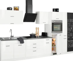 KOCHSTATION Küchenzeile »KS-Trier« ohne E-Geräte, Breite 370 cm