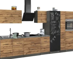 KOCHSTATION Küchenzeile »KS-Trier« ohne E-Geräte, Breite 380 cm