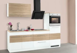 KOCHSTATION Küchenzeile »KS-Trient« Breite 240 cm, mit E-Geräten, mit Arbeitsplatte