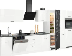 KOCHSTATION Küchenzeile »KS-Trier« ohne E-Geräte, Breite 390 cm