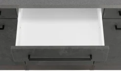 KOCHSTATION Küchenzeile »KS-Tulsa« mit E-Geräten, Breite 380 cm, schwarze Metallgriffe, MDF Fronten