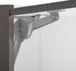 KOCHSTATION Küchenzeile »KS-Tulsa« mit E-Geräten, Breite 380 cm, schwarze Metallgriffe, MDF Fronten