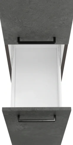 KOCHSTATION Küchenzeile »KS-Tulsa« mit E-Geräten, Breite 380 cm, schwarze Metallgriffe, MDF Fronten