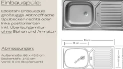 KOCHSTATION Küchenzeile »KS-Virginia,neu in verbesserter Ausführung« Arbeitsplatte 38 mm stark, Stauraum, Softclose,Breite 300 cm, Soft-Close, wahlweise mit E-Geräten