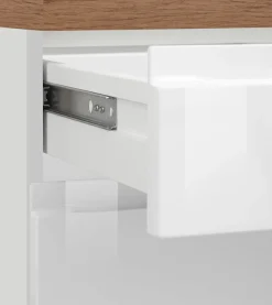 KOCHSTATION Küchenzeile »KS-Virginia,neu in verbesserter Ausführung« Arbeitsplatte 38 mm stark, Stauraum, Softclose,Breite 210 cm,Soft-Close,wahlweise mit E-Geräten