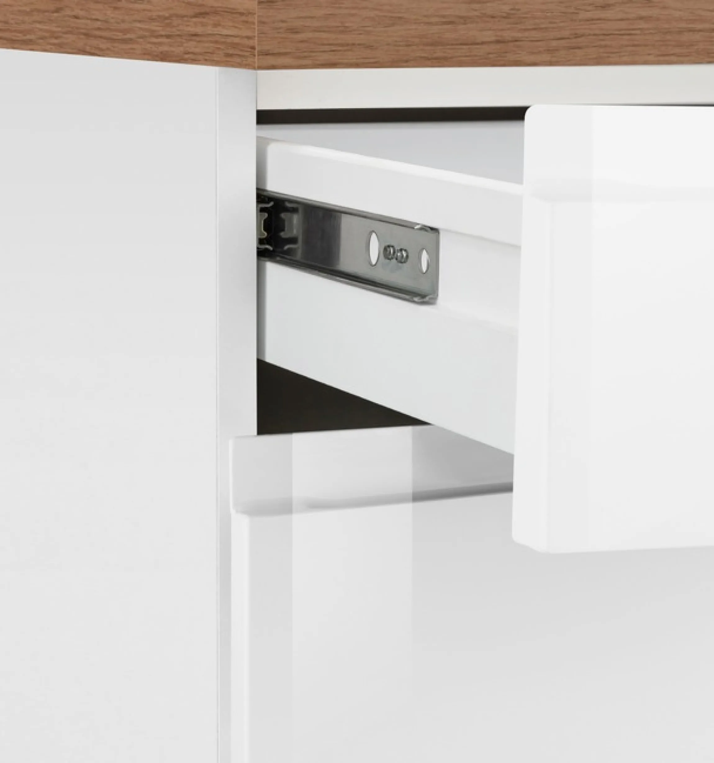 KOCHSTATION Küchenzeile »KS-Virginia,neu in verbesserter Ausführung« Arbeitsplatte 38 mm stark, Stauraum, Softclose,Breite 290, Soft-Close-Funktion, ohne E-Geräte