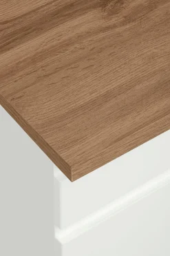 KOCHSTATION Küchenzeile »KS-Virginia,neu in verbesserter Ausführung« Arbeitsplatte 38 mm stark, Stauraum, Softclose,Breite 290, Soft-Close-Funktion, ohne E-Geräte