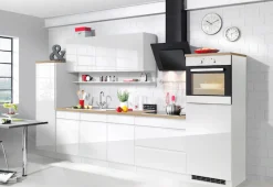 KOCHSTATION Küchenzeile »KS-Virginia,neu in verbesserter Ausführung« Arbeitsplatte 38 mm stark, Stauraum, Softclose,Breite 290, Soft-Close-Funktion, ohne E-Geräte