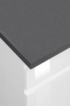 KOCHSTATION Küchenzeile »KS-Virginia,neu in verbesserter Ausführung« Arbeitsplatte 38 mm stark, Stauraum, Softclose,Breite 280 cm, Soft-Close, wahlweise mit E-Geräten