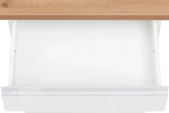 KOCHSTATION Küchenzeile »KS-Virginia,neu in verbesserter Ausführung« Arbeitsplatte 38 mm stark, Stauraum, Softclose,Breite 350 cm, Soft-Close, ohne E-Geräte