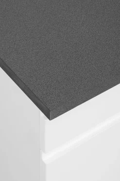 KOCHSTATION Küchenzeile »KS-Virginia,neu in verbesserter Ausführung« Arbeitsplatte 38 mm stark, Stauraum, Softclose,Breite 390 cm, Soft-Close, mit Glaskeramik-oder Induktionskochfeld