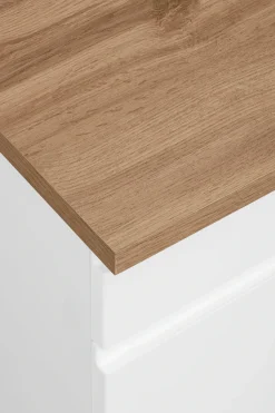 KOCHSTATION Küchenzeile »KS-Virginia,neu in verbesserter Ausführung« Arbeitsplatte 38 mm stark, Stauraum, Softclose,Breite 330 cm, Soft-Close, wahlweise mit Induktion