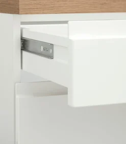 KOCHSTATION Küchenzeile »KS-Virginia,neu in verbesserter Ausführung« Arbeitsplatte 38 mm stark, Stauraum, Softclose,Breite 220 cm, Soft-Close, wahlweise mit E-Geräten