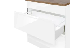 KOCHSTATION Küchenzeile »KS-Virginia,neu in verbesserter Ausführung« Arbeitsplatte 38 mm stark, Stauraum, Softclose,Breite 290 cm, Soft-Close, wahlweise mit Induktionskochfeld