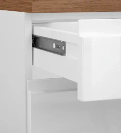 KOCHSTATION Küchenzeile »KS-Virginia,neu in verbesserter Ausführung« Arbeitsplatte 38 mm stark, Stauraum, Softclose,Breite 300 cm, Soft-Close, wahlweise mit Induktion