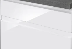 KOCHSTATION Küchenzeile »KS-Virginia,neu in verbesserter Ausführung« Arbeitsplatte 38 mm stark, Stauraum, Softclose,Breite 330 cm, Soft-Close, wahlweise mit Induktion