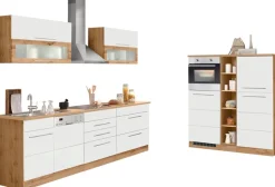 KOCHSTATION Küchenzeile »KS-Wien« Breite 440 cm, wahlweise mit E-Geräten und Induktion