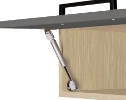 KOCHSTATION Küchenzeile »Luna, Einbauküche, Zeilenküche, mit Soft-Close Funktion, Made in Italy« Breite 300 cm ohne E-Geräte, mit Spüle+Siphon und Aufsatz