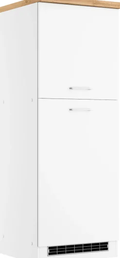 KOCHSTATION Kühlumbauschrank »KS-Milan« Kühlschrankumbau 60 cm, matte oder hochglänzende Fronten