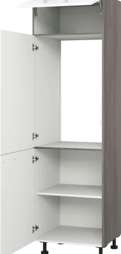 KOCHSTATION Kühlumbauschrank »KS-Trea SK-195-88« Stauraum ober- und unterhalb vom Küchenschrank, Breite 60cm Höhe 195cm