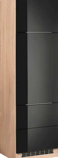 KOCHSTATION Kühlumbauschrank »KS-Brindisi« 60 cm breit, 200 cm hoch, hochwertige MDF Fronten