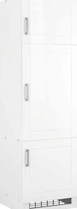 KOCHSTATION Kühlumbauschrank »KS-Tinnum« 60 cm breit, 200 cm hoch, Metallgriffe, mit Nischenmaß 88 cm