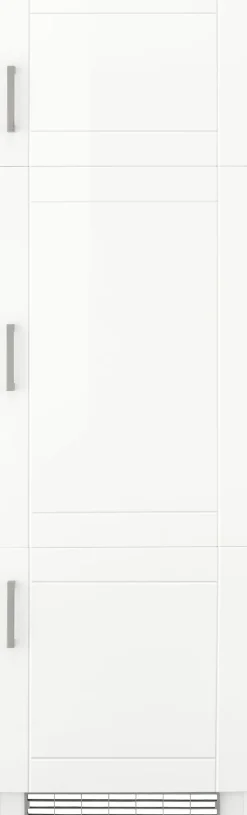 KOCHSTATION Kühlumbauschrank »KS-Tinnum« 60 cm breit, 200 cm hoch, Metallgriffe, mit Nischenmaß 88 cm