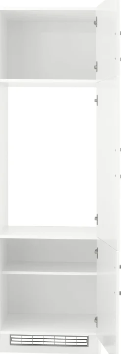 KOCHSTATION Kühlumbauschrank »KS-Tinnum« 60 cm breit, 200 cm hoch, Metallgriffe, mit Nischenmaß 88 cm