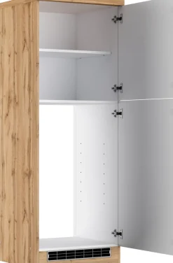 KOCHSTATION Kühlumbauschrank »KS-Virginia,neu in verbesserter Ausführung« Stauraum, Softclose,Breite 60 cm, Höhe 165 cm, Nische für Kühlschrank: B/H/T 56/88/55 cm