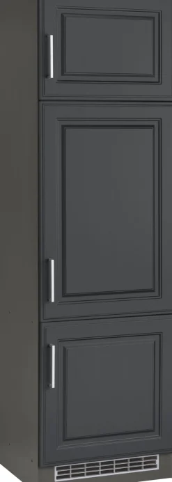 KOCHSTATION Kühlumbauschrank »KS-Stockholm« 60 cm breit, hochwertige MDF-Fronten mit Fräsung