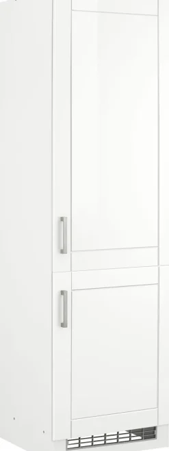 KOCHSTATION Kühlumbauschrank »KS-Tinnum« 60 cm breit, 200 cm hoch, Metallgriffe, mit Nischenmaß 178 cm