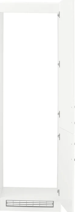 KOCHSTATION Kühlumbauschrank »KS-Tinnum« 60 cm breit, 200 cm hoch, Metallgriffe, mit Nischenmaß 178 cm