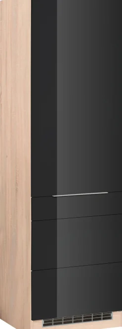 KOCHSTATION Kühlumbauschrank »KS-Brindisi« 60 cm breit, 200 cm hoch, hochwertige MDF Fronten