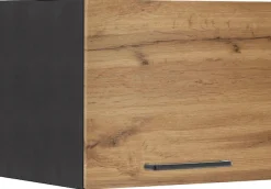 KOCHSTATION Klapphängeschrank »KS-Tulsa« 40 cm breit, mit 1 Klappe, schwarzer Metallgriff, MDF Front