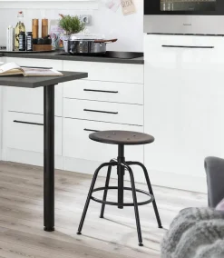 KOCHSTATION Kochfeldumbauschrank »KS-Tulsa« 60 cm breit, 2 Schubladen, 1 großer Auszug, schwarzer Metallgriff
