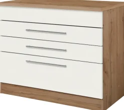 KOCHSTATION Kochfeldumbauschrank »KS-Wien« Breite 80 cm, geeignet für autarkes Kochfeld