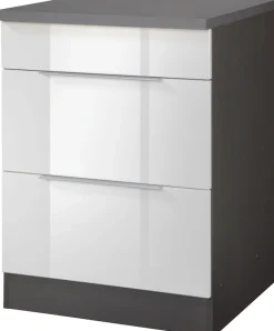 KOCHSTATION Kochfeldumbauschrank »KS-Brindisi« 60 cm breit, für autarkes Kochfeld