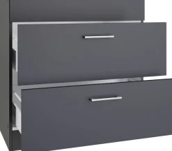 KOCHSTATION Kochfeldumbauschrank »KS-Milan« Kochfeldumbau 80 cm, matte oder hochglänzende Fronten