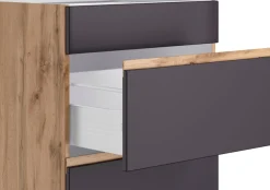 KOCHSTATION Kochfeldumbauschrank »KS-Riesa« Breite 60 cm, MDF-Fronten