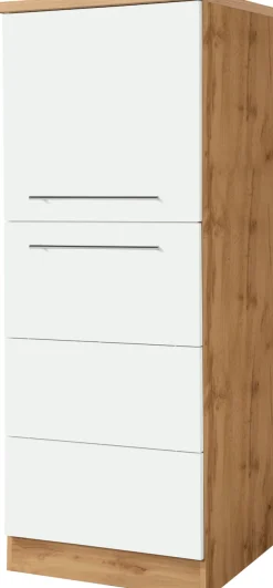 KOCHSTATION Seitenschrank »KS-Wien« Breite 60 cm, Höhe 165 cm, Türanschlag wechselbar